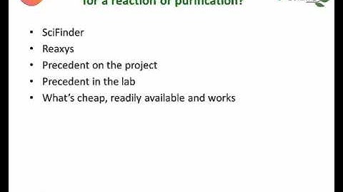 The need for solvent selection guides