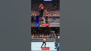 WWE2K24 VS WWE2K19 🤔 Breakout - PHYSICS 🗿