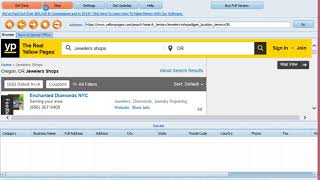  How to Use Yellow Pages Spider Software Business Data Email screenshot 4