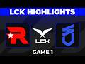 (BANGER) KT vs DNS Highlights Game 1 | LCK Cup 2026 Play-In Round 1 | KT Rolster vs DN SOOPers