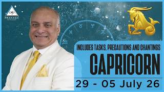 Capricorn Weekly Horoscope From 29th June 2026 | Avoid Out Of Control Behaviour Wisely ❗
