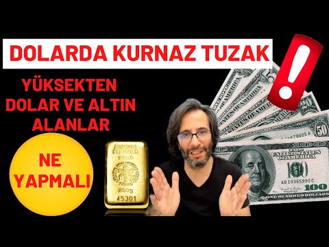 DOLARDA KURNAZ TUZAK..⁉️YÜKSEKTEN DOLAR VE ALTIN ALANLAR NE  YAPMALI..?