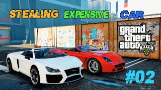 STEALING EXPENSIVE CARS || MISSION 2 || GTA 5 || 2024