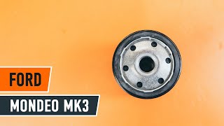 Как заменить моторное масло и масляный фильтр на FORD MONDEO MK3 Седан [ВИДЕОУРОК AUTODOC]