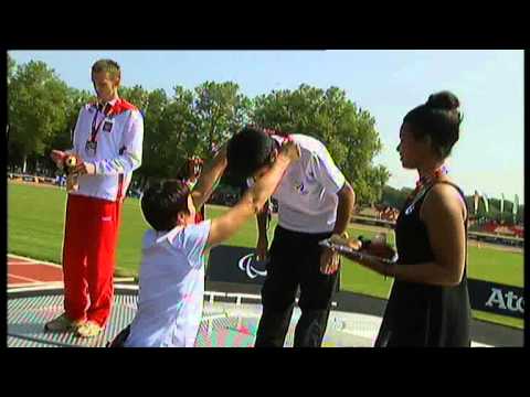 Athletics - men's 1500m T20 Medal Ceremony - 2013 IPC Athletics World
Championships, Lyon