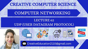 62. UDP (User Datagram Protocol) in Transport Layer || Computer Networking 🌐