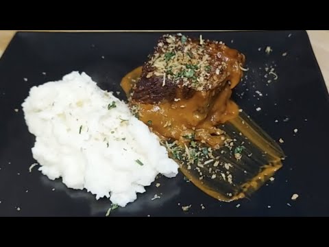 How To Make  Beef Short Rib Bourguignon & Mashed Potatoes With Crusted Garlic Panko