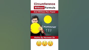 😲 Circumference of circle without formula | Navneet sir | Adda247