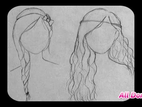 How To Draw Cute Hairstyles For Beginners Part Two