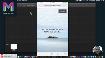 Mobile Menu in Adobe Muse using the BIG Menu Widget | Adobe Muse CC Tutorial | Muse For You