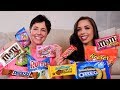 AMERICANS TASTE TESTING AMERICAN CANDY AND SNACKS (part 2)