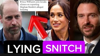 Prince williams AIDE Jason Knauf BREAKS Silence,HE ATTACKS Meghan Markle&Harry with LIES/60 MINUTES