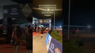 Aya Sompo Scsc Half Marathon - Charity Run - June 8, 2025 Yangon