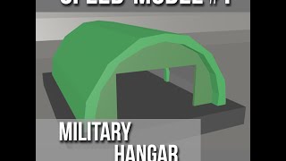 [SpeedModel #1] Low-Poly Hangar
