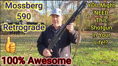 Mossberg 590 RETROGRADE👍Now THIS is a NICE Shotgun!