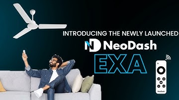 Introducing NeoDash EXA Energy Saving Remote Controlled 28 W BEE 5 Rated #bldcceilingfan  #bldcfan