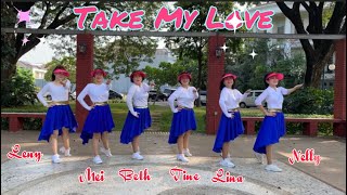 Take My Love | Line Dance | Chor:  Jean-Pierre Madge