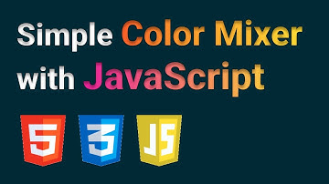 How to Create a Simple  RGB Color Mixer with JavaScript | Copy Colors to Clipboard Tutorial