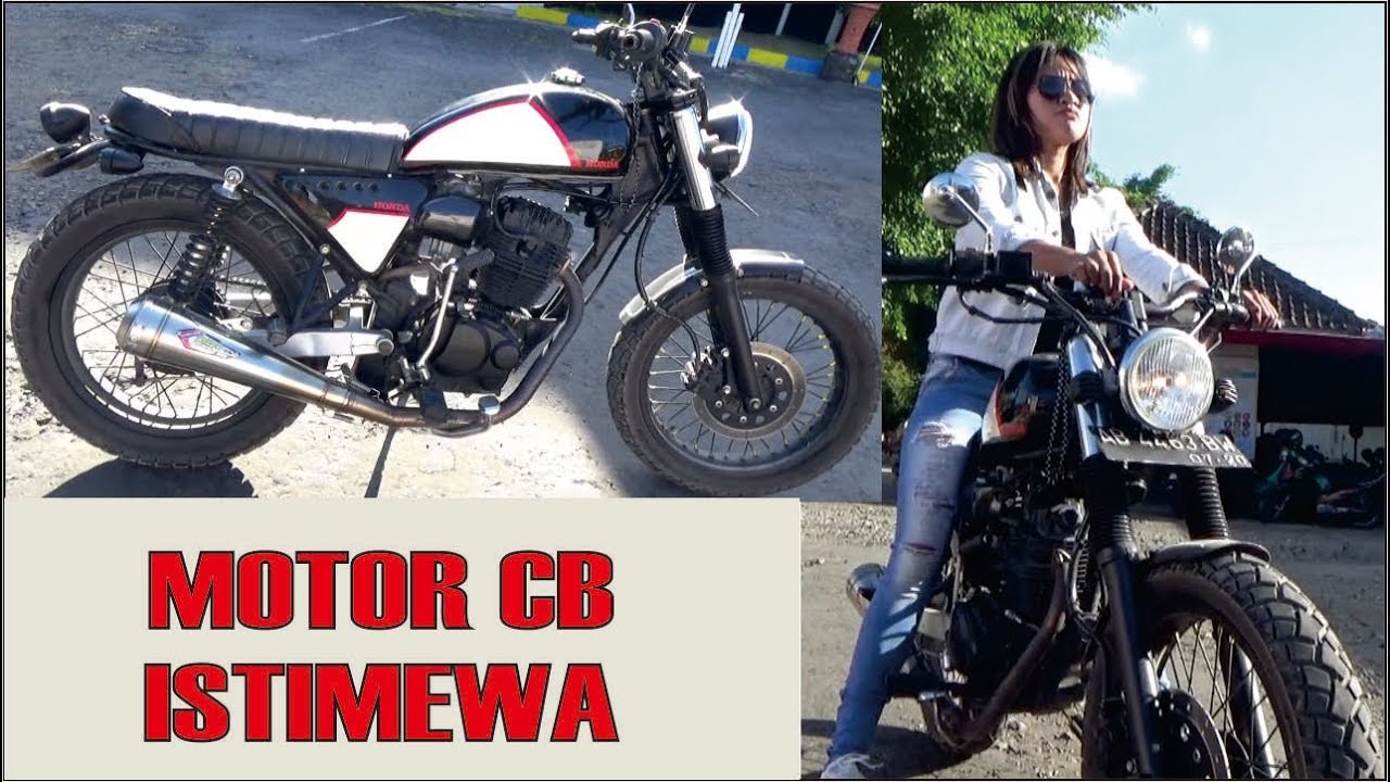 Modifikasi Motor Cb 100 Mesin Tiger Terbaik Youtube