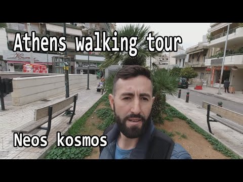 Athens, Greece Travel Vlog | Neos kosmos walking tour