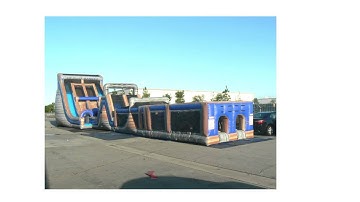 Inflatable Wipeout Obstacle Course