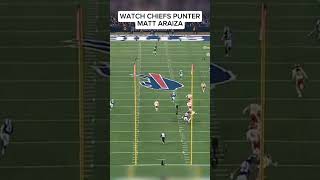 Watch Chiefs Punter Matt Araiza 🤯