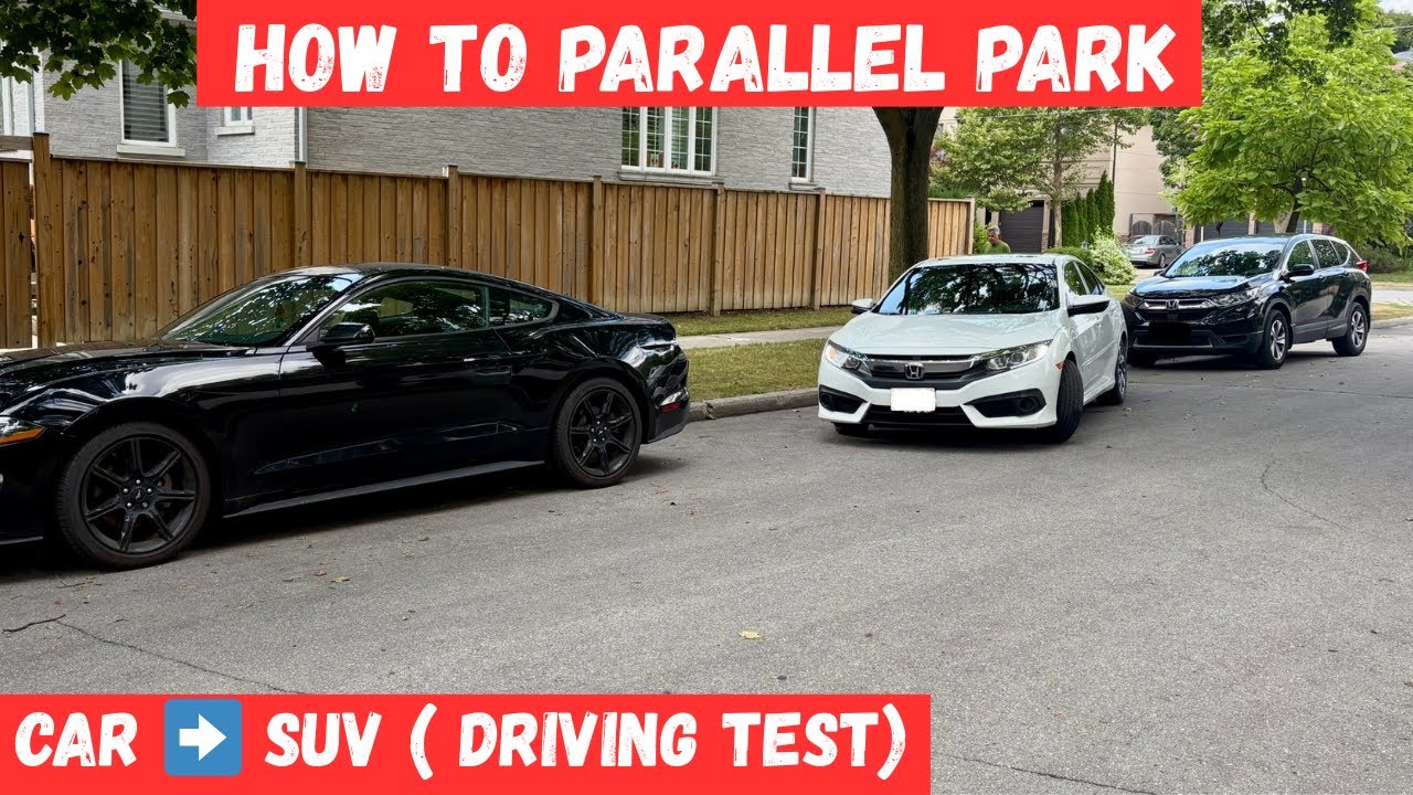 How to Parallel Park Easily – Car & SUV (Driving Test & Everyday) - YouTube