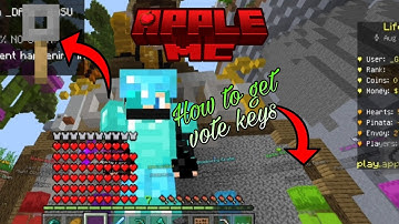 How To Get Vote Keys! | In MCPE Apple MC Lifesteal Server!🤯 | Minecraft Pocket Edition |