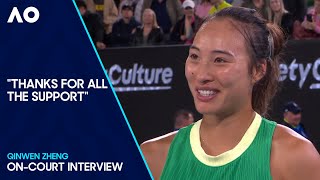 Qinwen Zheng On-Court Interview | Australian Open 2024 Semifinal