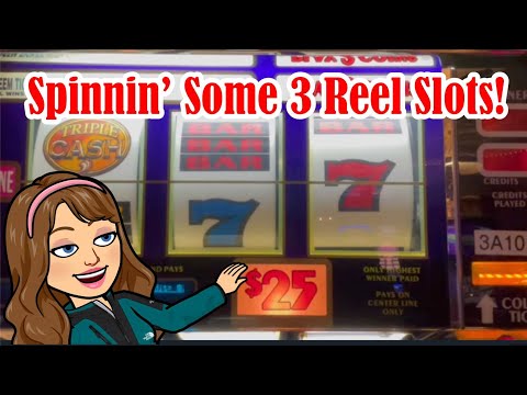 Old School $25 Triple Cash, 5 Line Triple Gold & $10 3-4-5 Times Pay!🎰