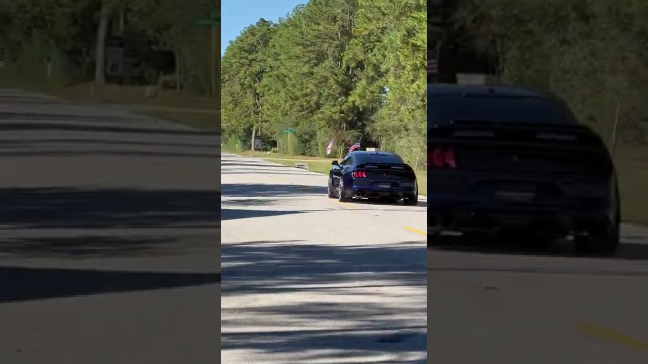 2020 Mustang GT exhaust clip, full 3” exhaust with catless headers, H pipe, Valved Exhausts mufflers