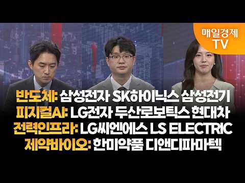 [투자의 눈] 삼성전자 SK하이닉스 삼성전기 / LG전자 두산로보틱스 현대차 /LG씨엔에스 LS ELECTRIC / 한미약품 디앤디파마텍 /유창희 대표, 김태성 본부장/매일경제TV