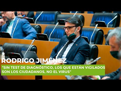 Rodrigo Jiménez: ‘Sin test de diagnóstico, los que están vigilados son los ciudadanos, no el virus'