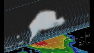 Simulation of a thunderstorm