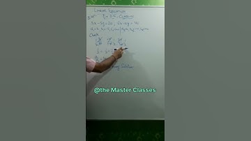 Ex 3.5 Q-1 | Pair of linear equations in two variables | Class 10 Maths #shorts #ytshorts #maths