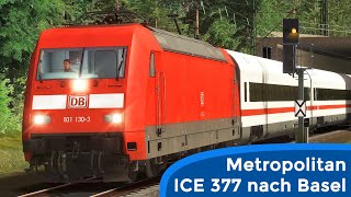 ICE 377 nach Basel | Metropolitan Express Train | TRAIN SIMULATOR 2021 | Frankfurt High Speed BR 101 screenshot 3