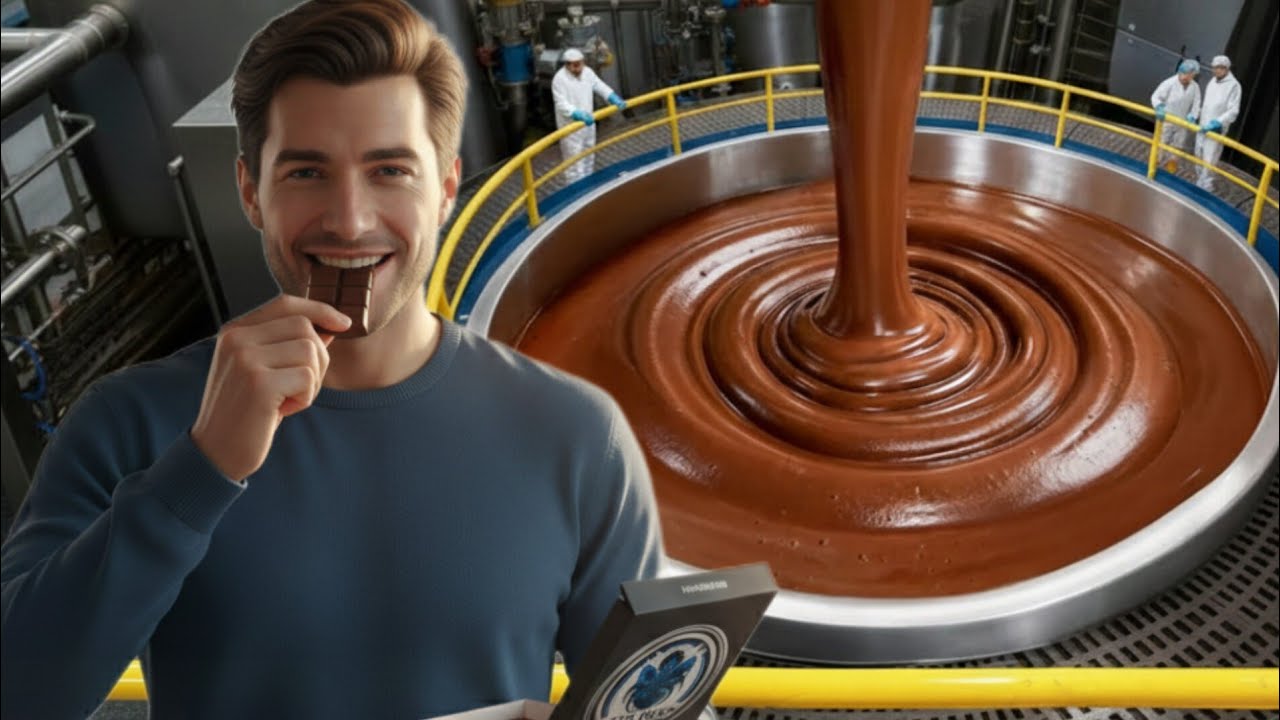 How chocolate is made 🍫