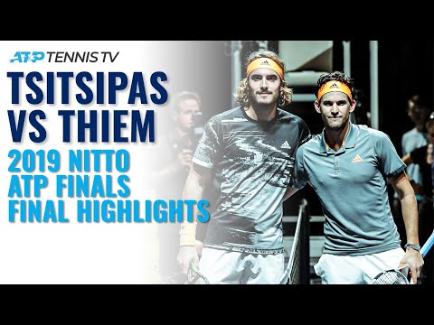 Stefanos Tsitsipas vs Dominic Thiem  | 2019 ATP Finals Final Extended Highlights