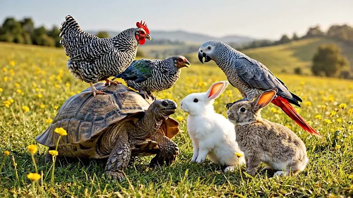 Hen and parrots 202512061505 n5fey