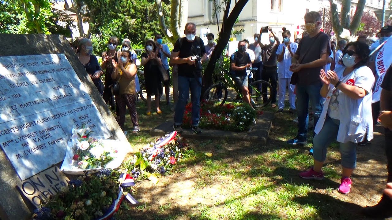 Hommage aux soignants au CHU de Montpellier