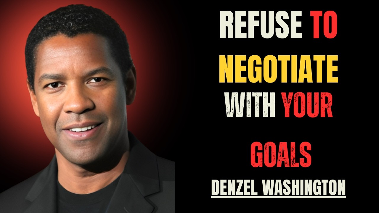 REFUSE TO NEGOTIATE WITH YOUR GOALS - BEST MOTIVATIONAL VEDIO