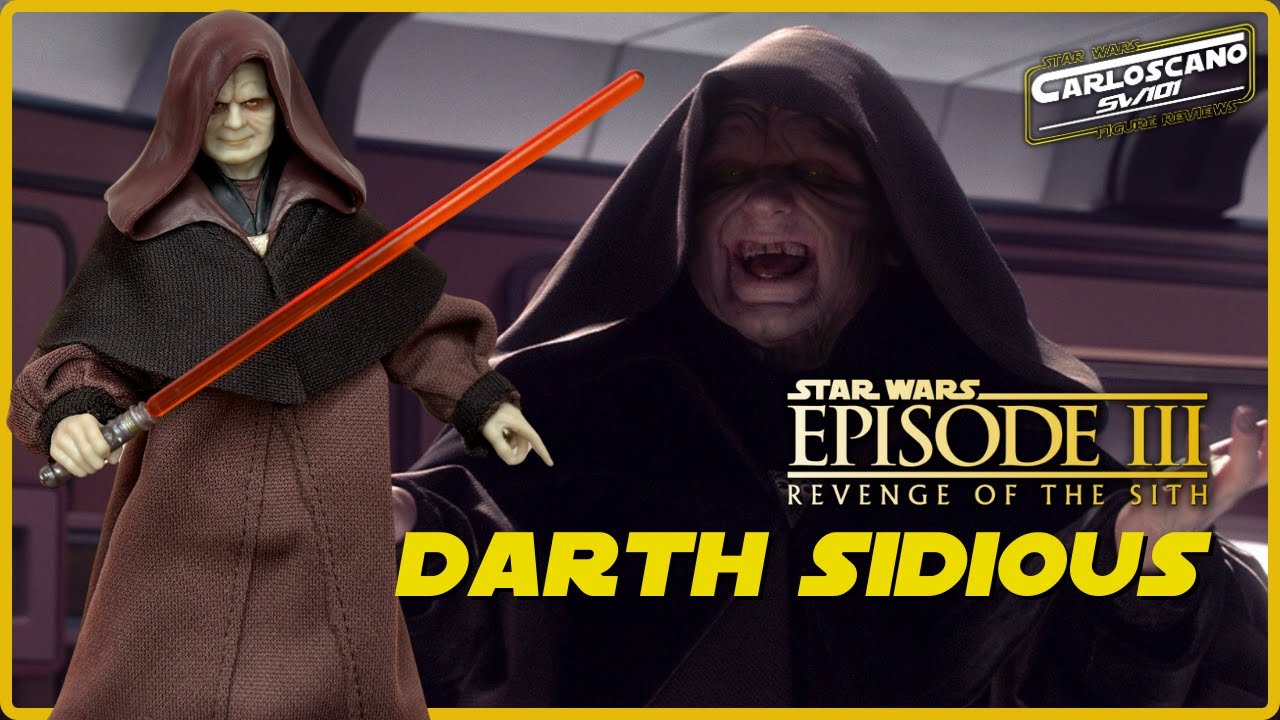 ⚡DARTH SIDIUS | STAR WARS: LA VENGANZA DE LOS SITH (The Black Series) ¡Épica figura del SENADO!