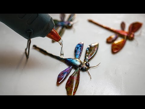 Super easy hot glue project for autumn