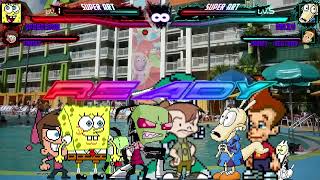 MUGEN Battle Request - Nickelodeon Party 4v4 Sim
