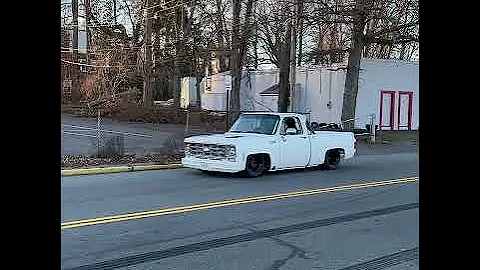 Twin Turbo Chevrolet C10 BURNOUT! #SHORTS