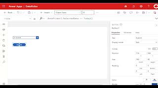 How To Restrict DatePicker In Microsoft Powerapps From Displaying Future Or Past Dates