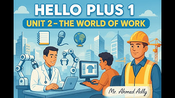 Unit 2 –The World of Work| Lessons 1 & 2 Homework | Hello! Plus 1