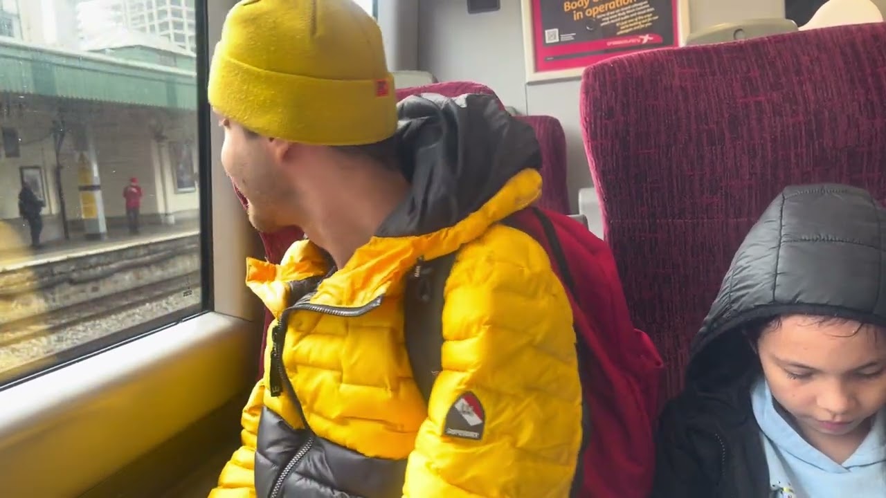 I like this train. Me Skype you in the morning Daddy