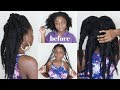HOW TO Stretch 4c hair & Retain length with AFRICAN Threading (DETAILED)
