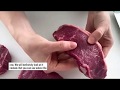 How to cut a steak against the grain  pre brands